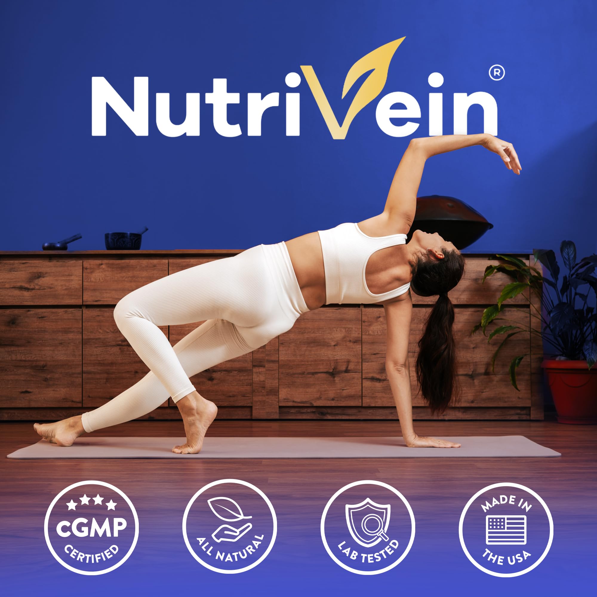 Nutrivein TUDCA+ product packaging on a table