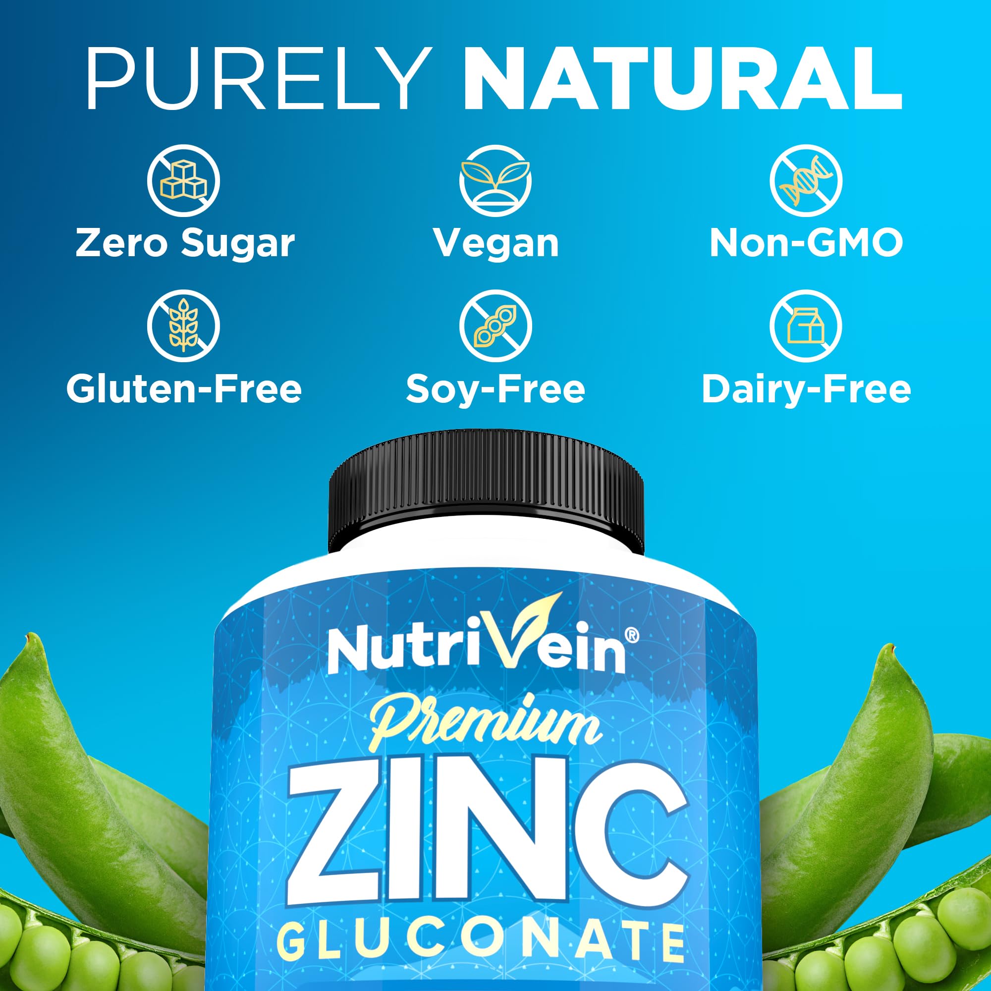 Nutrivein Zinc Gluconate 100mg supplement lifestyle scene