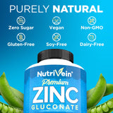 Nutrivein Zinc Gluconate 100mg supplement lifestyle scene