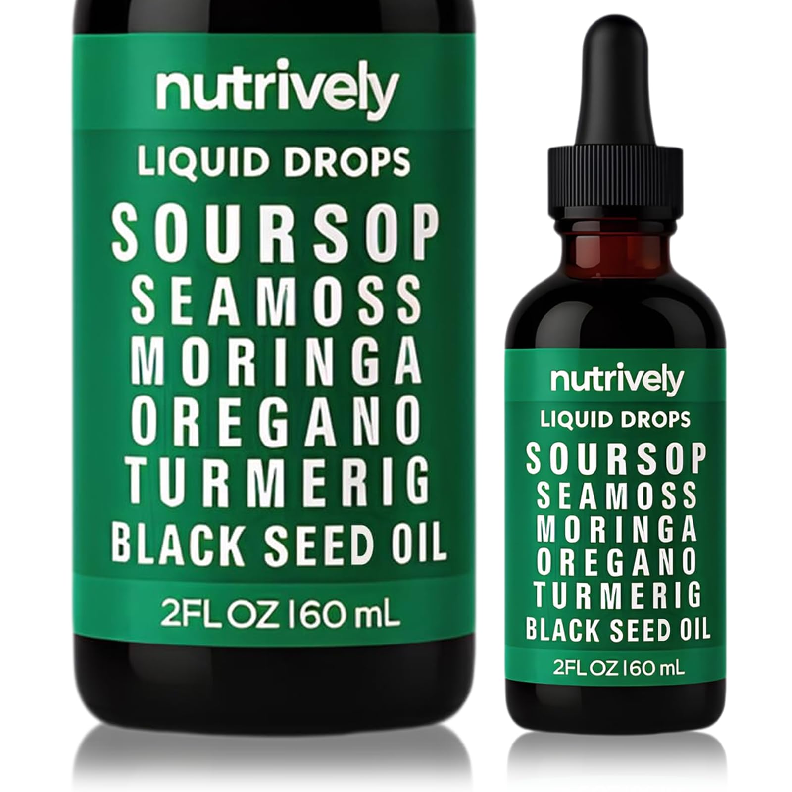 Nutrively Soursop Herbal Supplement bottle front view
