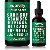 Nutrively Soursop Herbal Supplement bottle front view