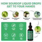 Nutrively Soursop Herbal Supplement liquid dropper
