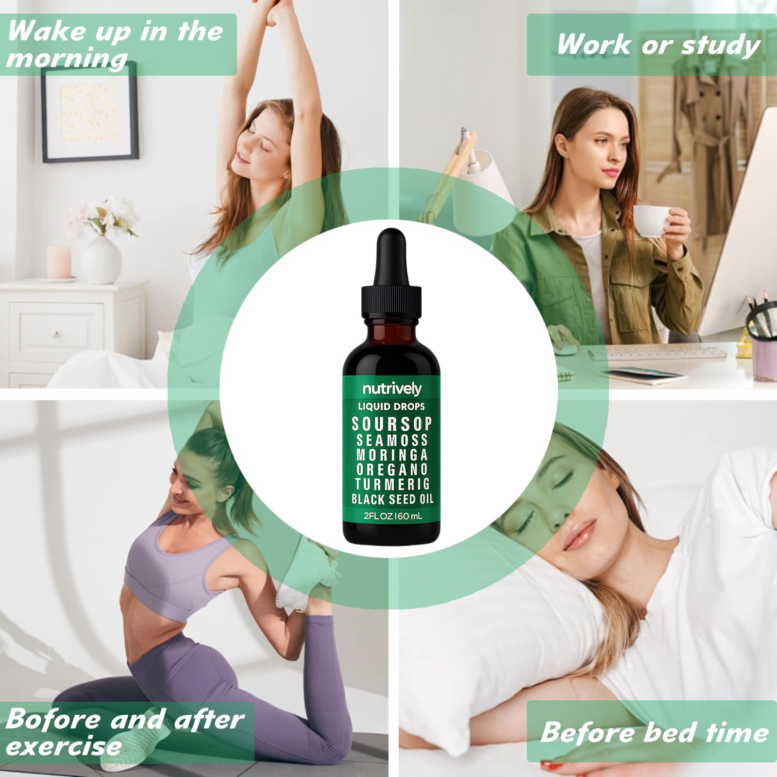 Nutrively Soursop Herbal Supplement packaging details