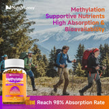 NutriVivency B-Complex Gummies on a kitchen counter