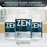 Nutrology Magnesium Malate 400mg capsules with a glass of water