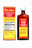 Nutrophos Liquid Nerve Tonic 500ml on a kitchen counter