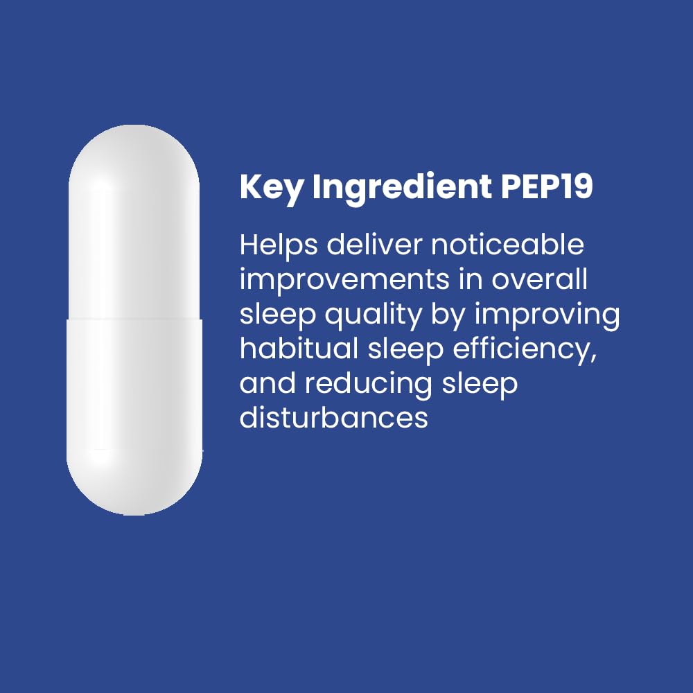 Nutrosleep PEP19 Supplement back view
