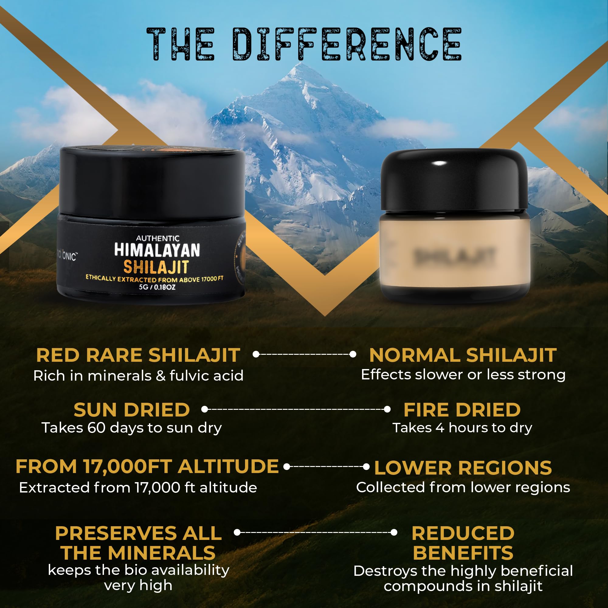 NutroTonic LLC Himalayan Shilajit Resin A+ with measuring spoon