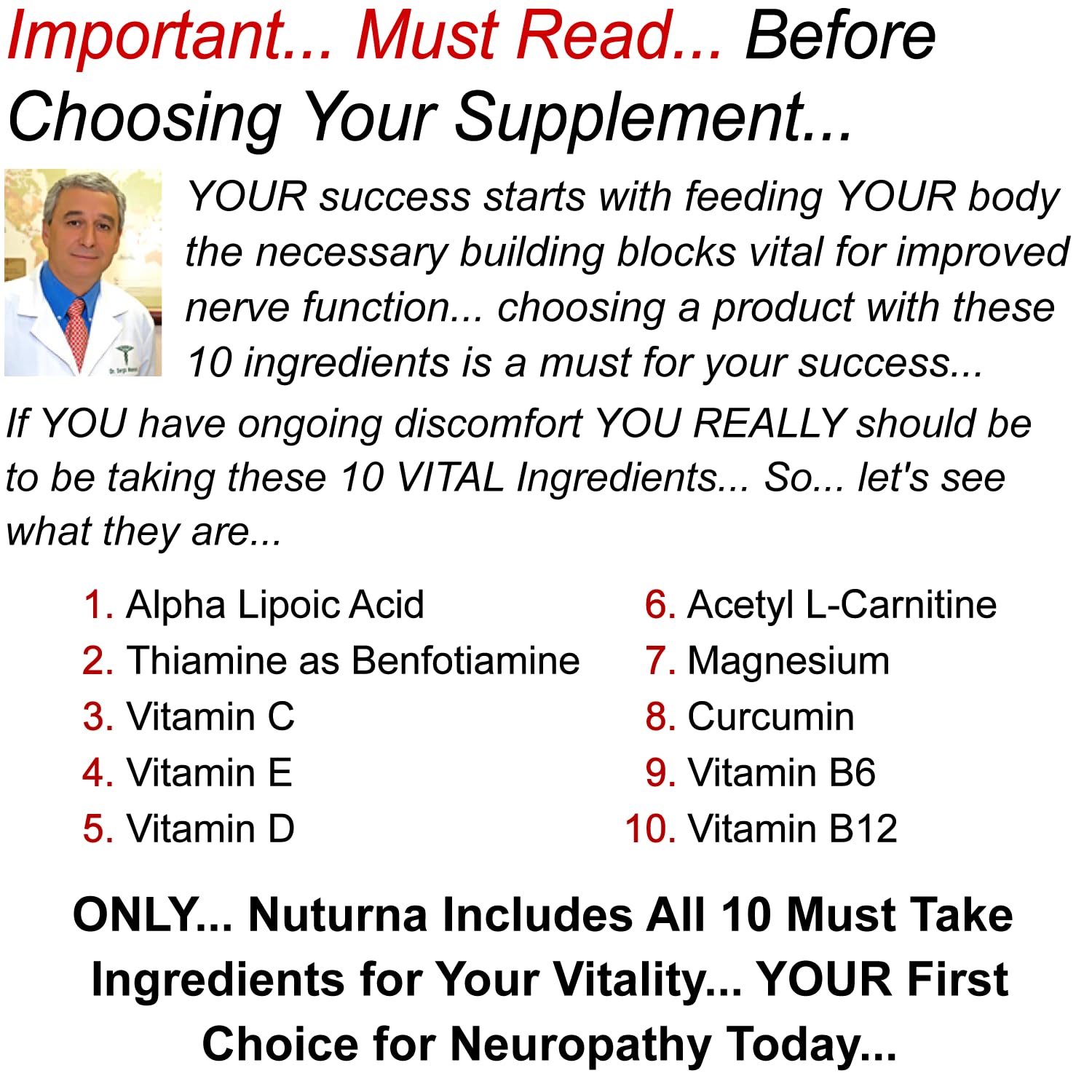 Nuturna Alpha Lipoic Acid supplement bottle