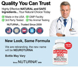 Nuturna Alpha Lipoic Acid Supplement bottle with measuring spoon