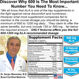 Nuturna Alpha Lipoic Acid supplement packaging