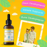 Nuvamin Vitamin A Drops for Kids packaging side view