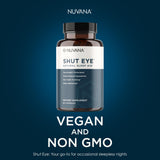 Nuvana Shut Eye Sleep Supplement 60 Capsules packaging