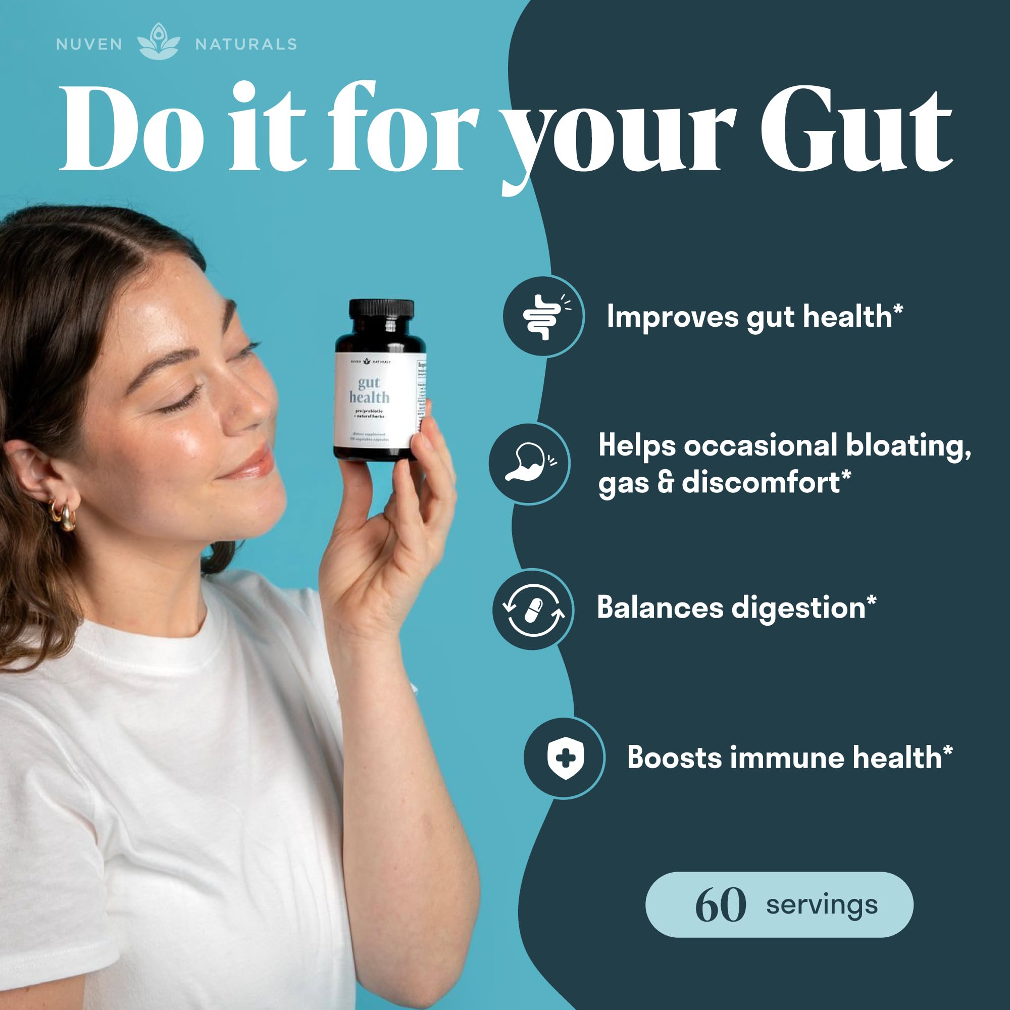 Nuven Naturals a daily routine 3-in-1 daily Supplement capsules