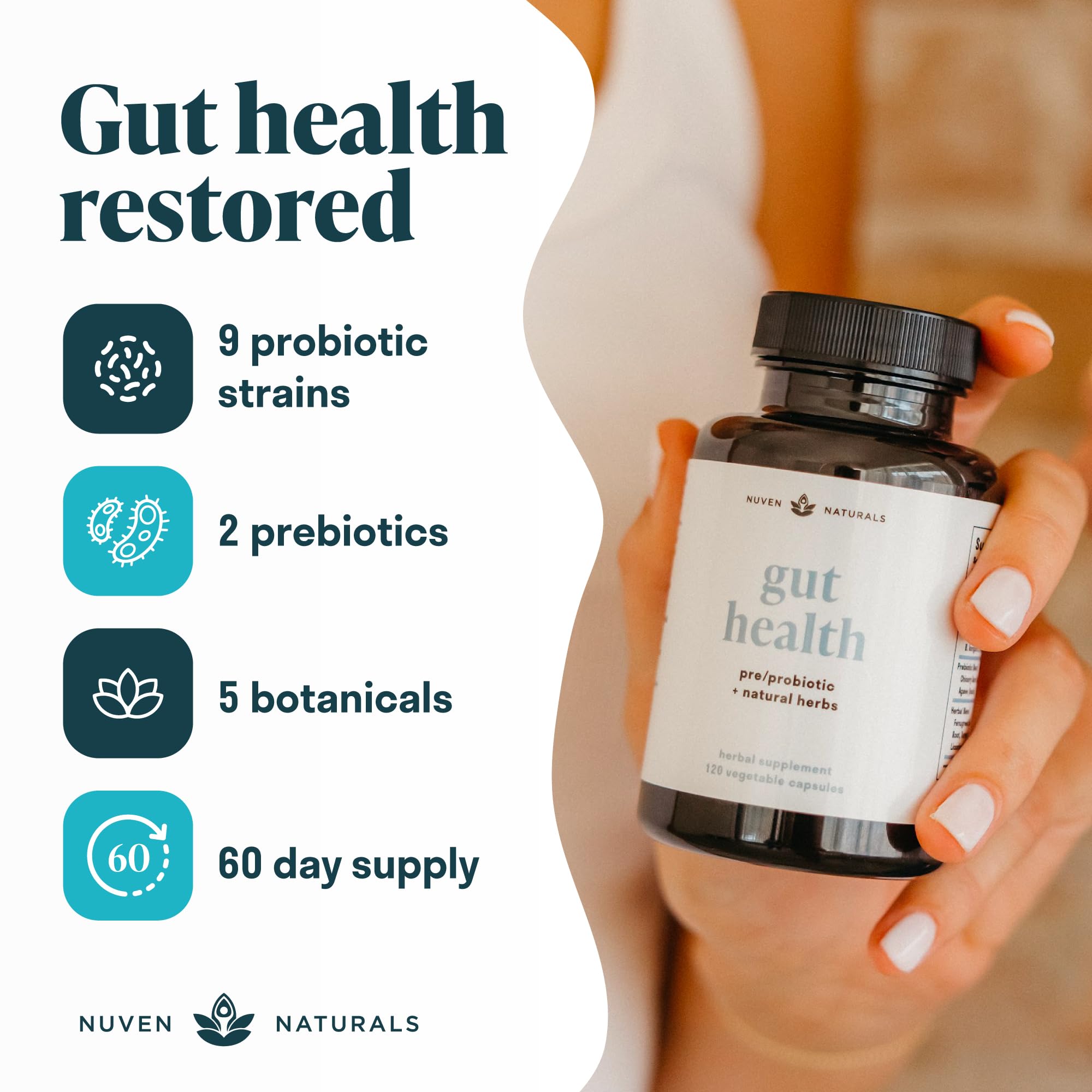Nuven Naturals a daily routine 3-in-1 daily Supplement ingredients list