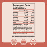 Nuven Naturals Biotin 10000mcg supplement side view