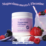 Nuven Naturals Magnesium Glycinate Drink Mix mixed with water
