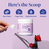 Nuven Naturals Magnesium Glycinate Drink Mix on a kitchen counter
