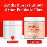 Nuven Naturals Prebiotic Fiber Powder on a kitchen counter