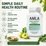 Nuvirox Amla Superfruit Capsules on a wooden table