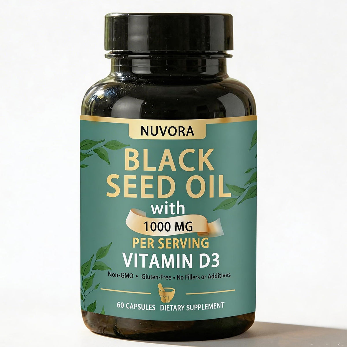 Nuvora Blended Vitamin & Mineral Supplement 1000mg capsules front view