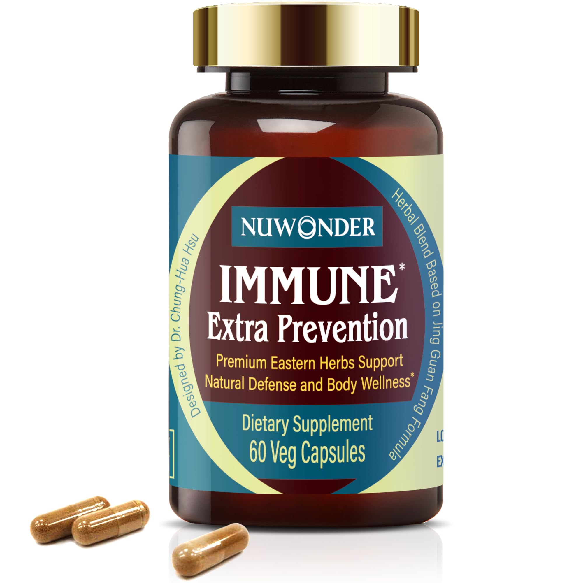 NUWONDER daily wellness Support Supplement front view packaging