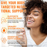 Nyloriaine Pumpkin Seeds Oil Capsules close-up of softgel