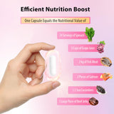 NYO3 Complete Daily Women’s Multivitamin with a glass of water