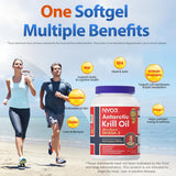 NYO3 Krill Oil 1000mg softgels in a lifestyle setting