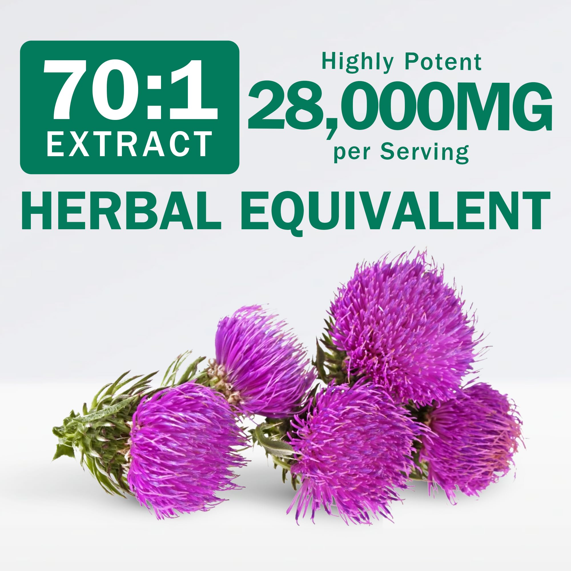 NYO3 Milk Thistle Supplement 400mg with measuring spoon