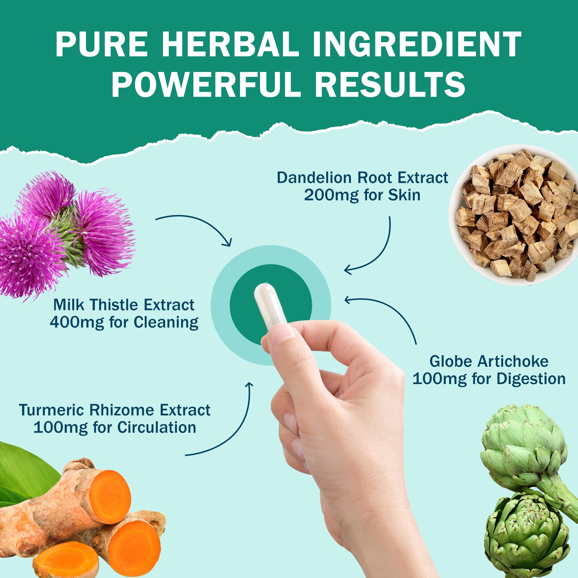 NYO3 Milk Thistle Supplement nutritional information