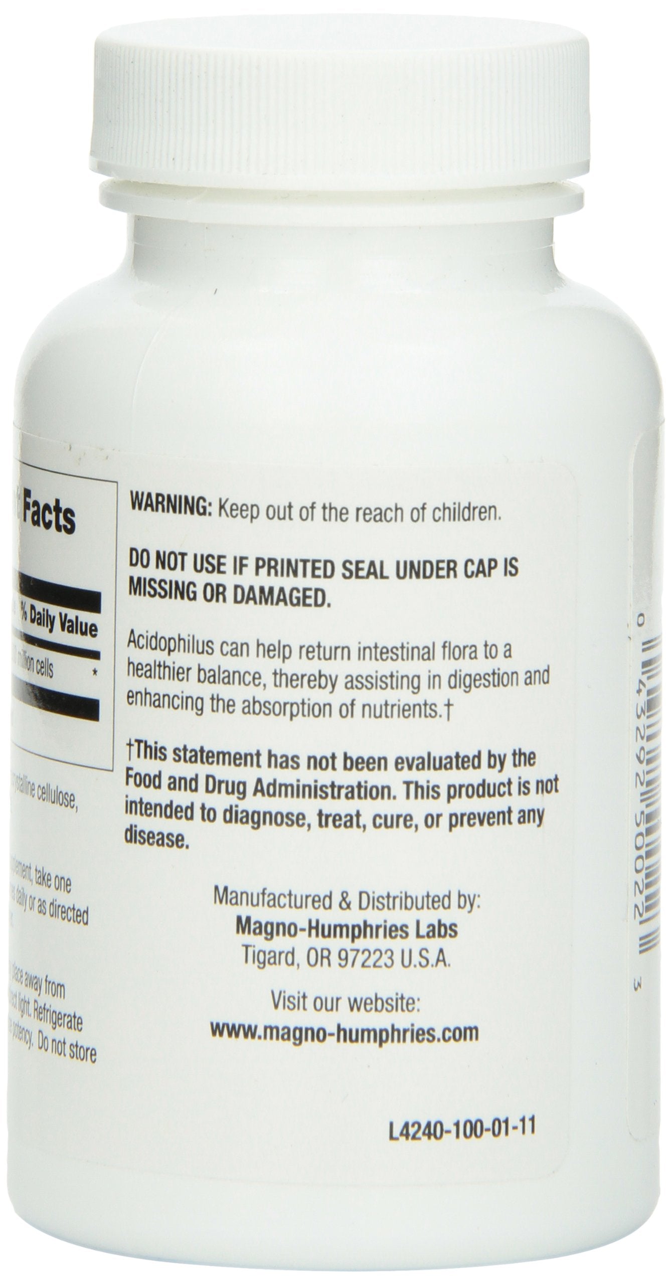NYX PROFESSIONAL MAKEUP Acidophilus Probiotic Capsules side view