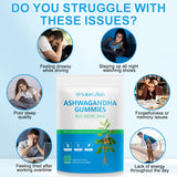 O NATURE. ZIRAN Ashwagandha Gummies back view with nutritional information