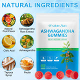 O NATURE. ZIRAN Ashwagandha Gummies tropical flavour close-up