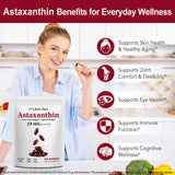 O NATURE. ZIRAN Astaxanthin Softgel bottle side view