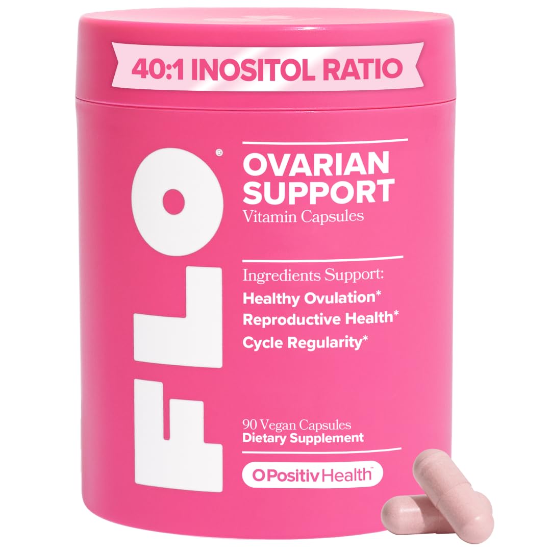 O Positiv FLO Ovarian Support 90 Capsules front view