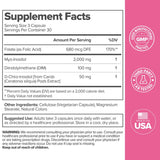 O Positiv FLO Ovarian Support ingredients list on packaging