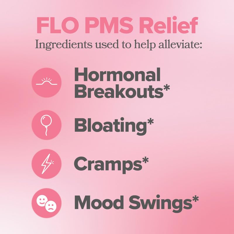 O Positiv FLO PMS Relief capsules side view