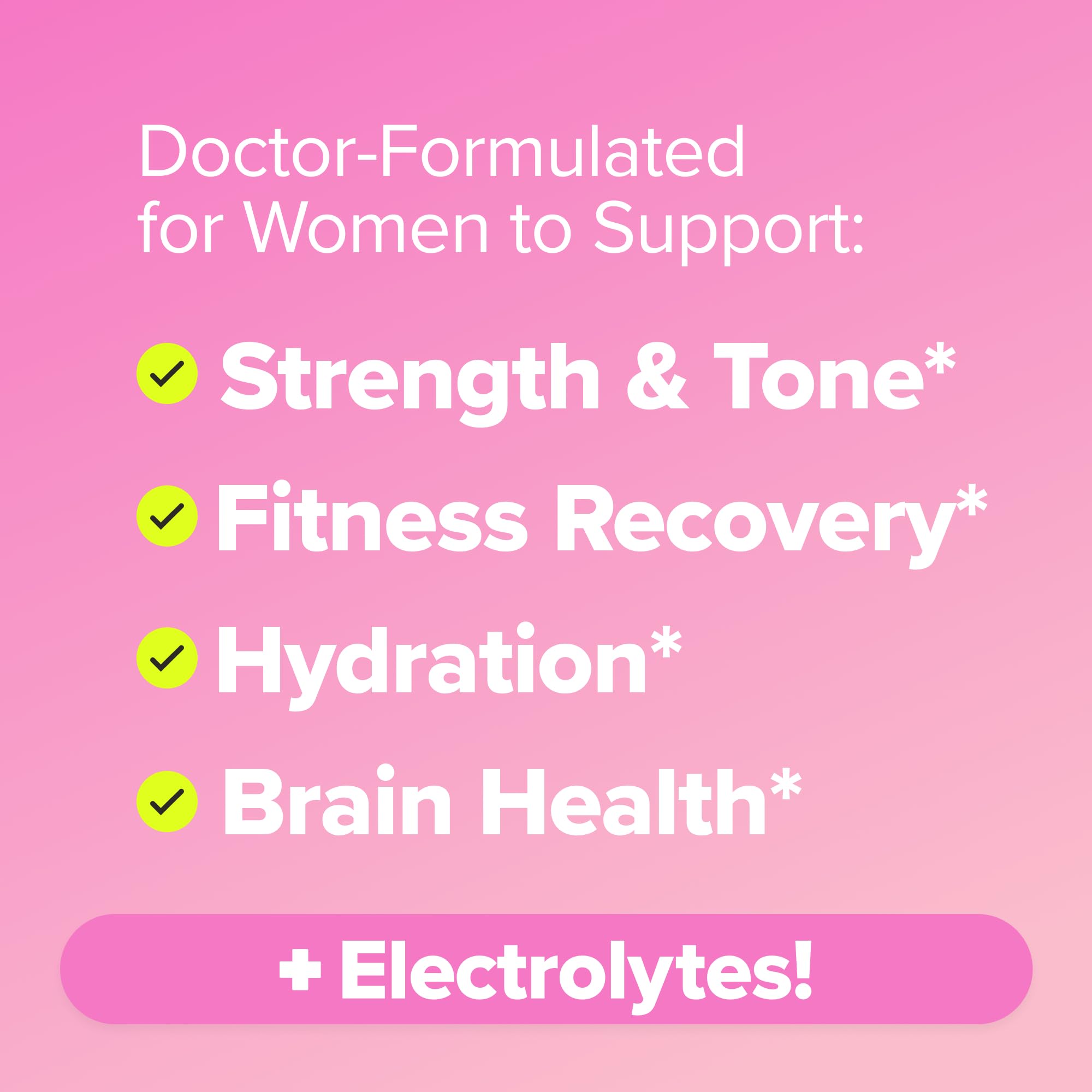 O Positiv FLO Women’s Creatine + Electrolytes scoop with powder