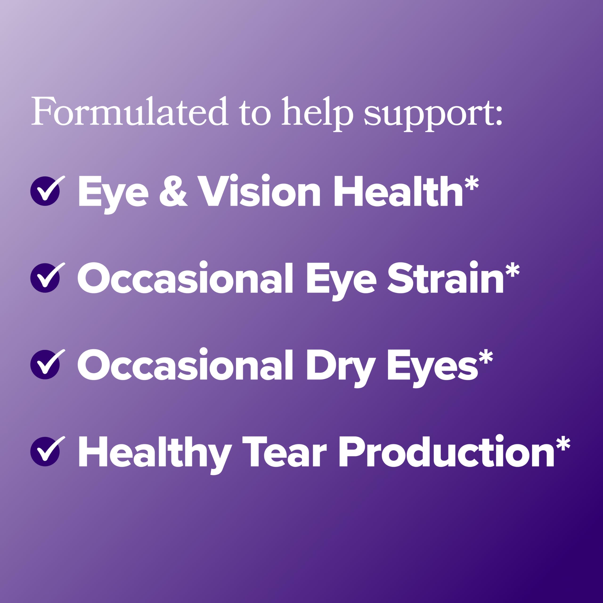 O Positiv MENO Eye Health Capsules bottle side view