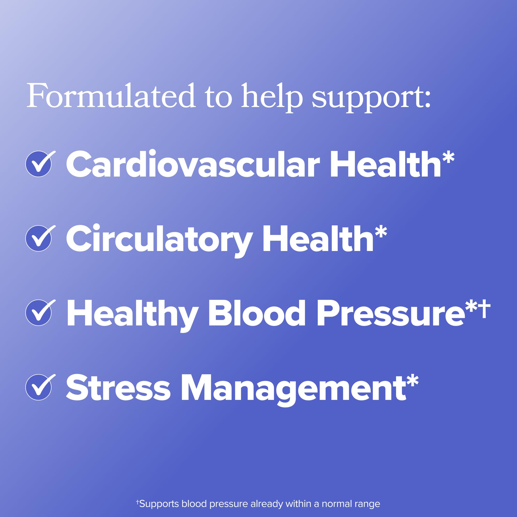 O Positiv MENO Heart + Blood Pressure Support Capsules bottle side view