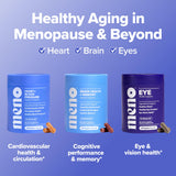 O Positiv MENO Heart + Blood Pressure Support Capsules label close-up