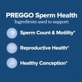 O Positiv PREGGO Sperm Health Capsules bottle side view