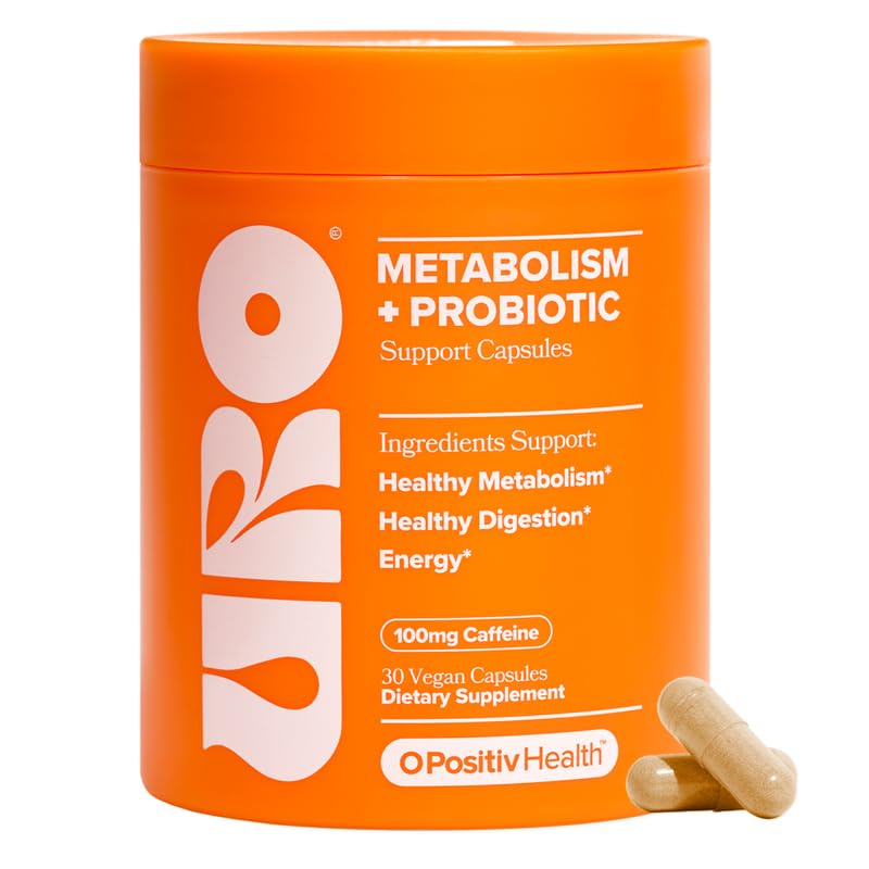 O Positiv URO a balanced routine + Probiotic Support Capsules front view