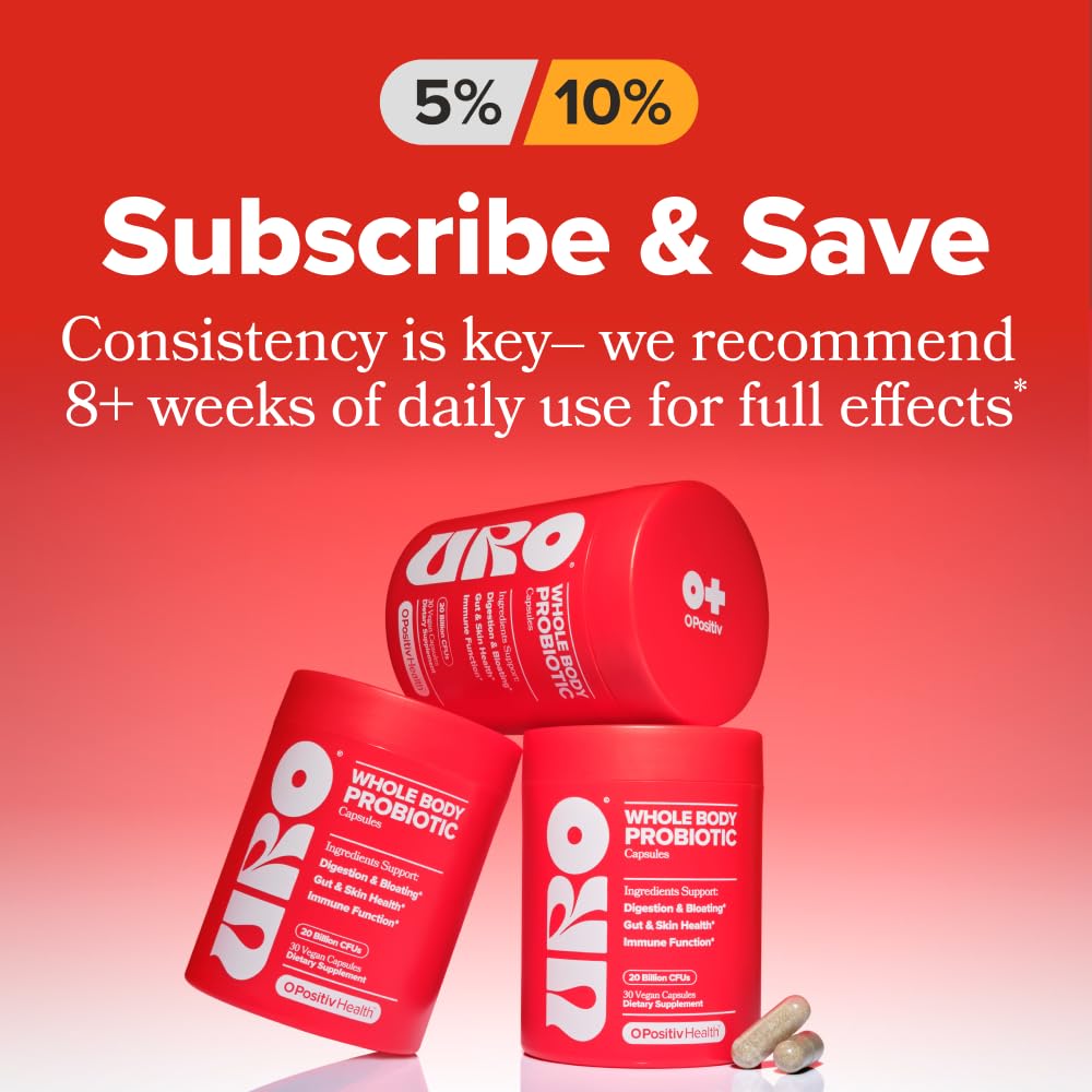 O Positiv URO Women’s Probiotic capsule close-up