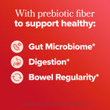 O Positiv Women’s Prebiotic Fiber Gummies back view with ingredient list