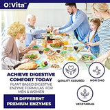 O!VITA Multi-Enzyme Supplement back view with ingredient list