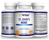O!VITA St. John's Wort Vegan Tablets close-up of tablets