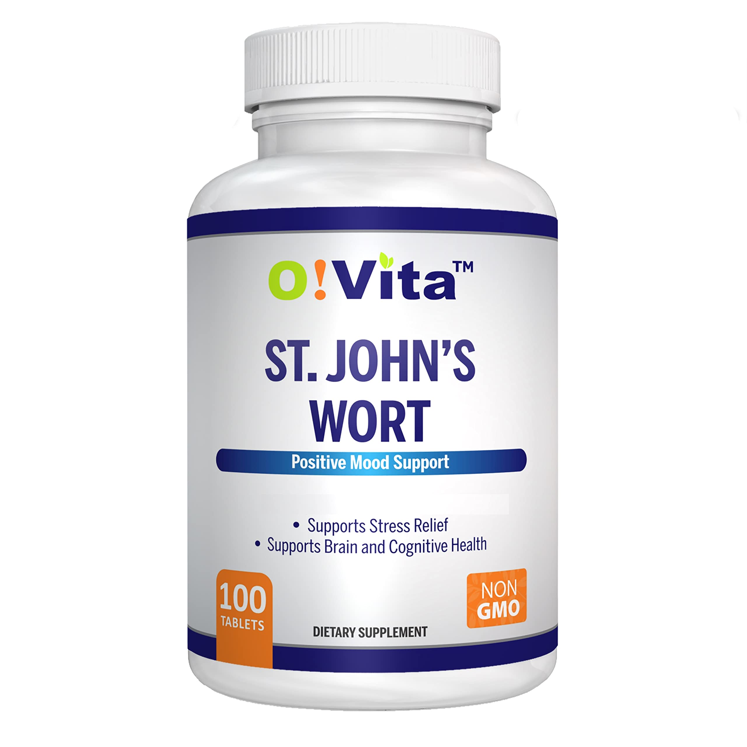 O!VITA St. John's Wort Vegan Tablets front view