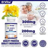 O!VITA St. John's Wort Vegan Tablets side view